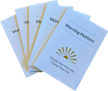 Load image into Gallery viewer, MORNING MATTERS 90 DAY JOURNAL 5-PACK