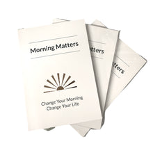 Load image into Gallery viewer, MORNING MATTERS 90 DAY JOURNAL 3-PACK WITH FREE SHIPPING

